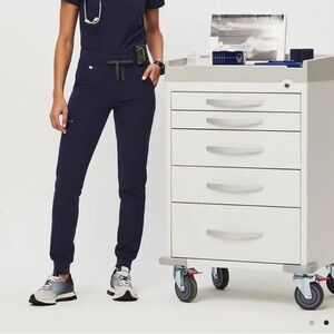FIGS Zamora Jogger Scrub Pants - XS/Petite navy blue PO #2982